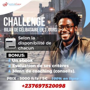 Bilan annuel de célibataire en 3 jours